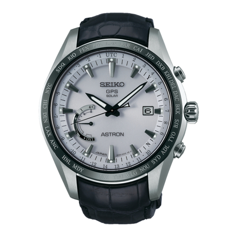 Seiko ASTRON 8X22 GPS SOLAR User manual