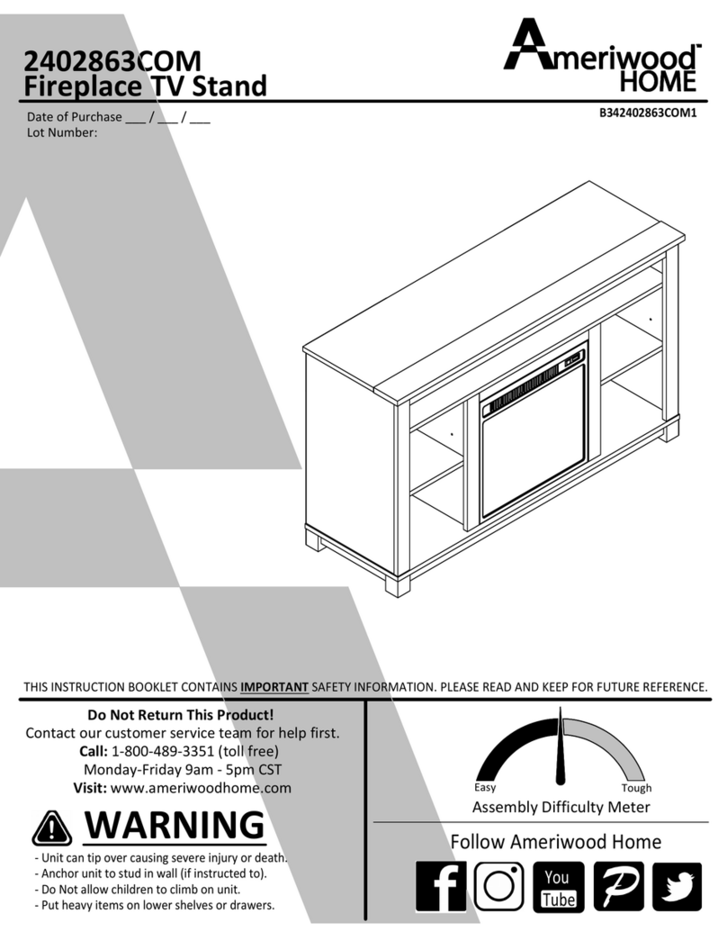 Ameriwood HOME 2402863COM Instruction booklet Ameriwood HOME 2402863COM Instruction booklet
