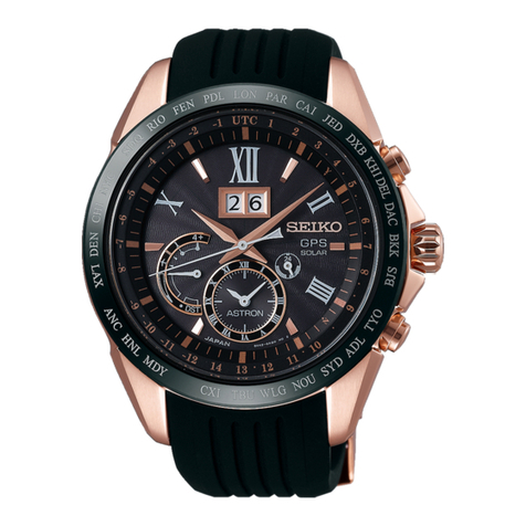 Seiko ASTRON 8X42 GPS SOLAR Complete user guide Seiko ASTRON 8X42 GPS SOLAR Complete user guide