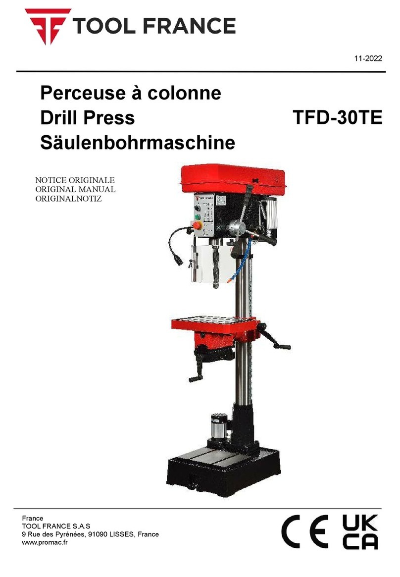 TOOL FRANCE TFD-30TE Original manual