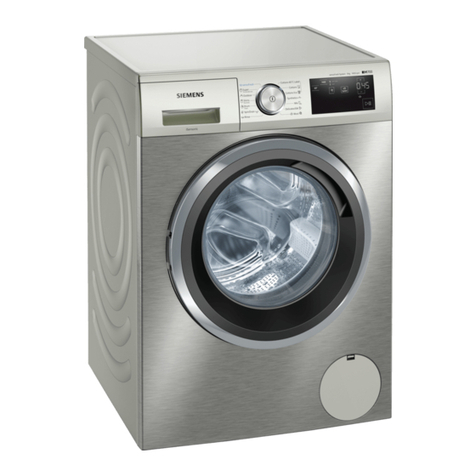 Siemens WM14UQ9SIN User manual and installation instructions