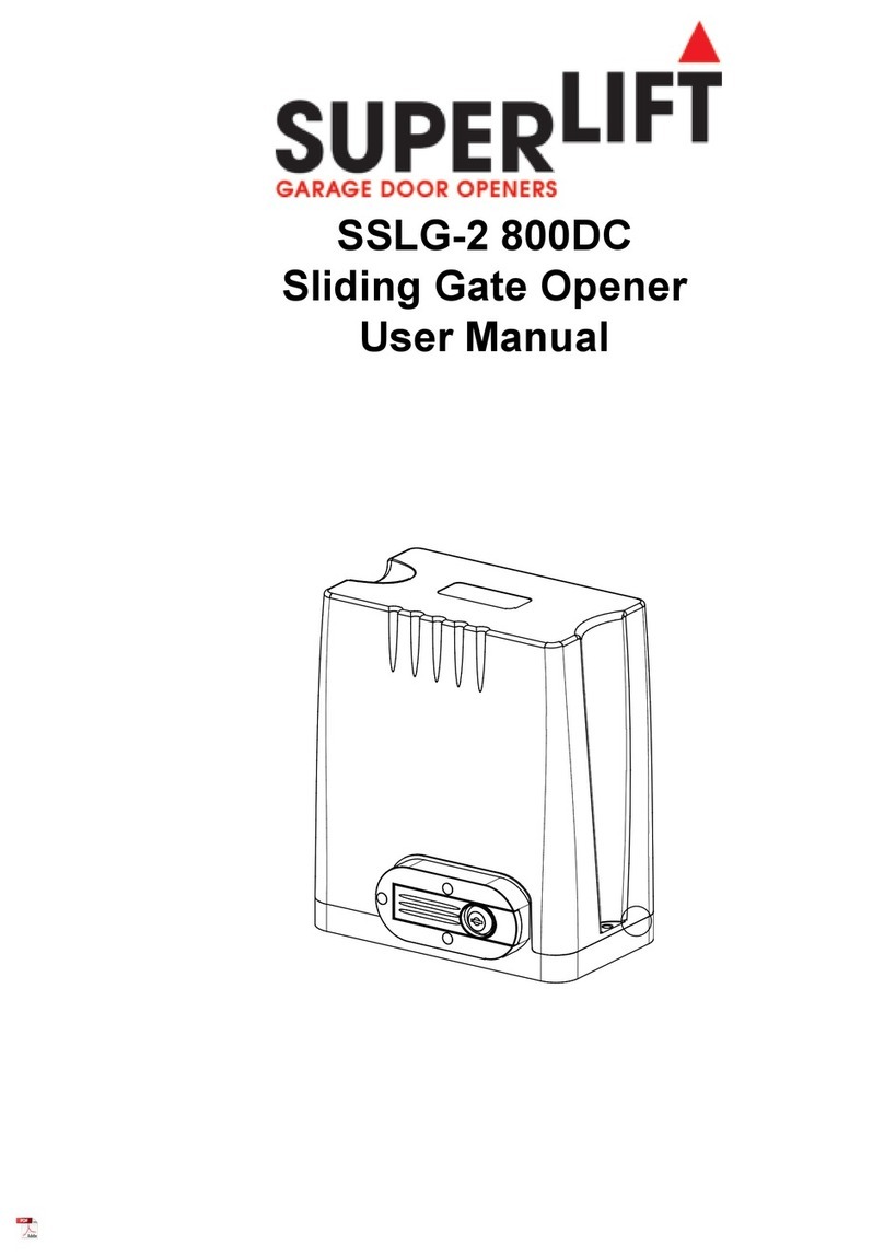 Superlift SSLG-2 800DC user manual