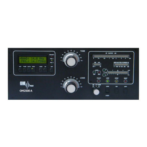 OM POWER OM2500 A User manual