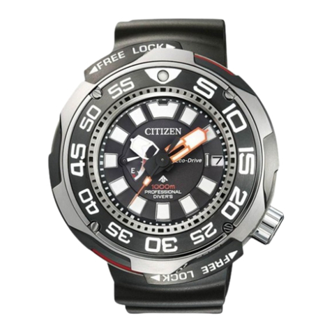 Citizen Eco-Drive GL117B instruction manual