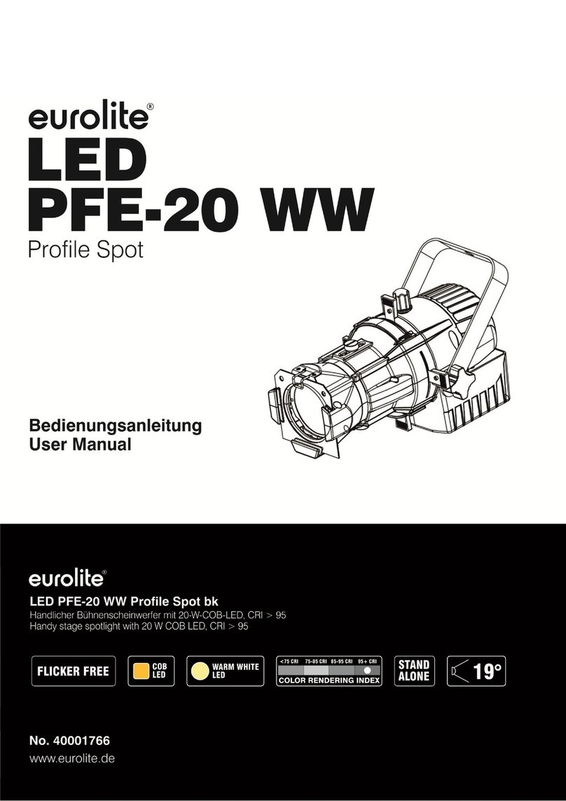 EuroLite LEC PFE-20 WW user manual
