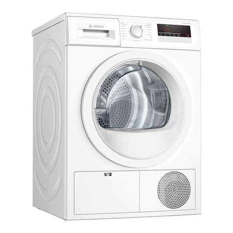 Bosch WTH85VL7SN User manual