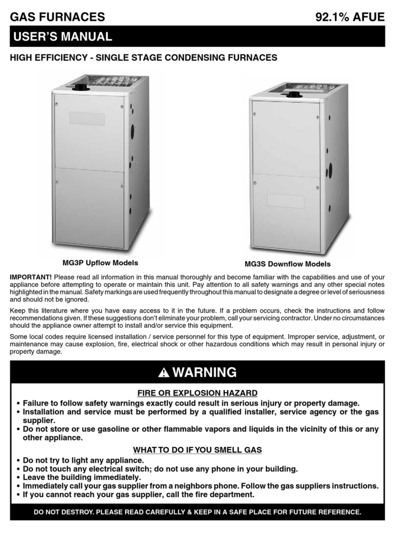 Nortek MG3R User manual