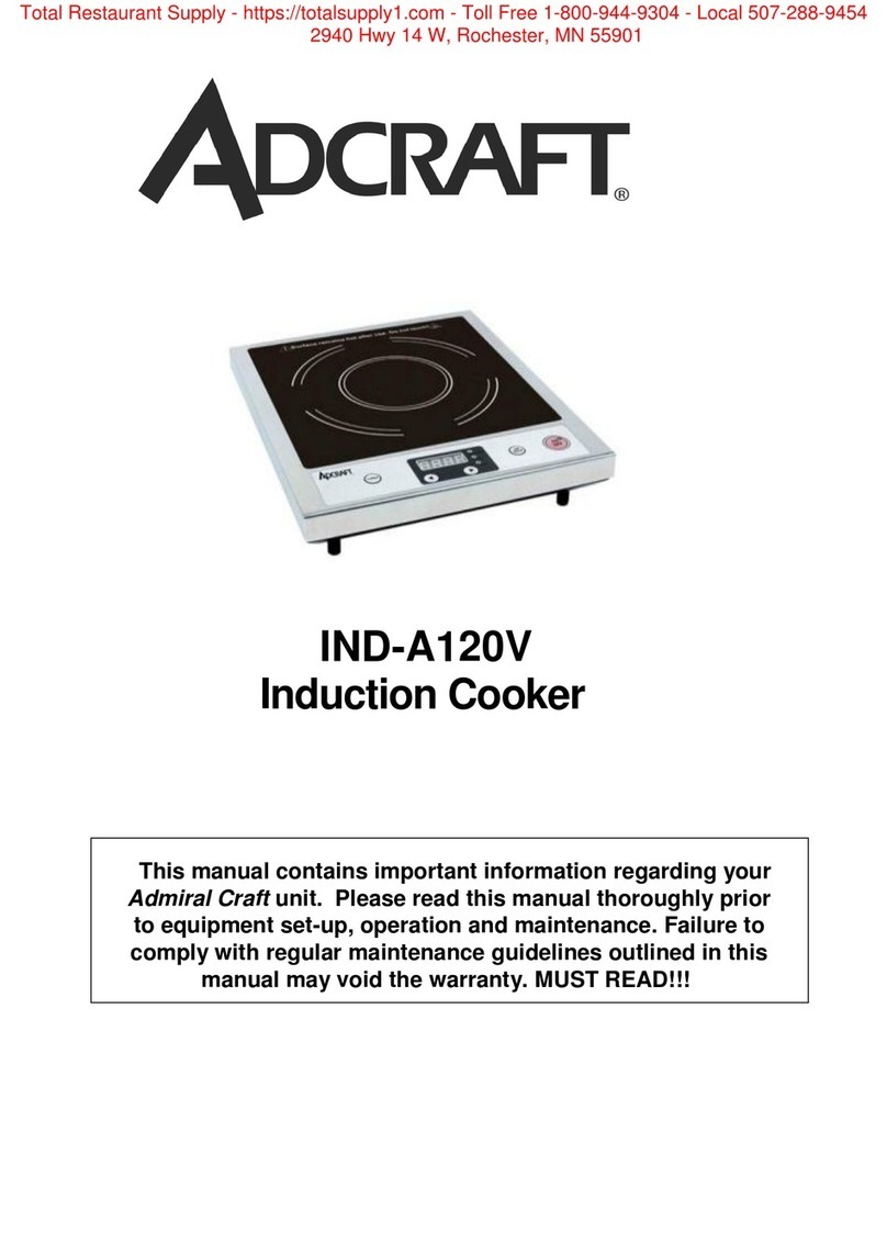 Adcraft IND-A120V manual