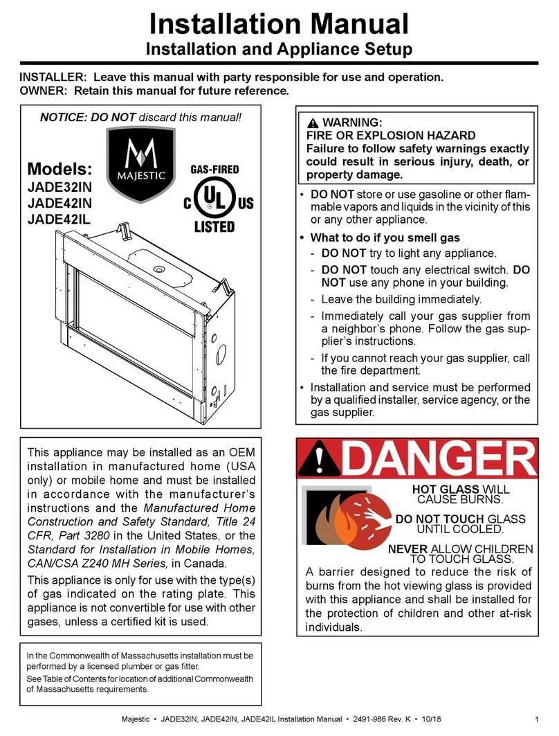 Majestic JADE32IN User manual