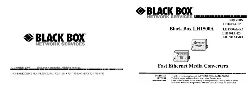 Black Box LH1500A-R3 User manual