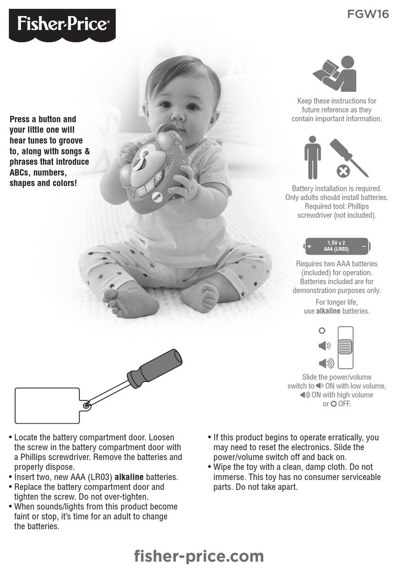Fisher-Price FGW16 quick start guide