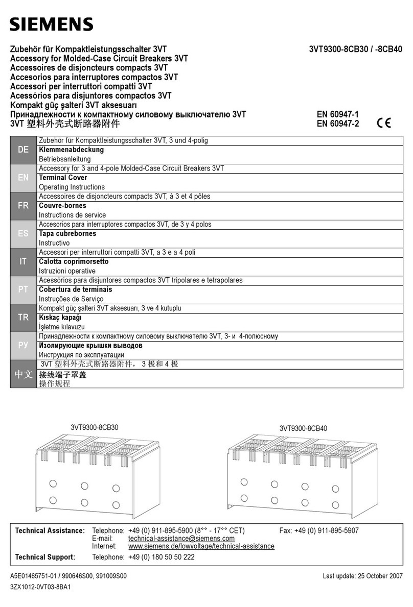 Siemens 3VT9300-8CB30 User manual