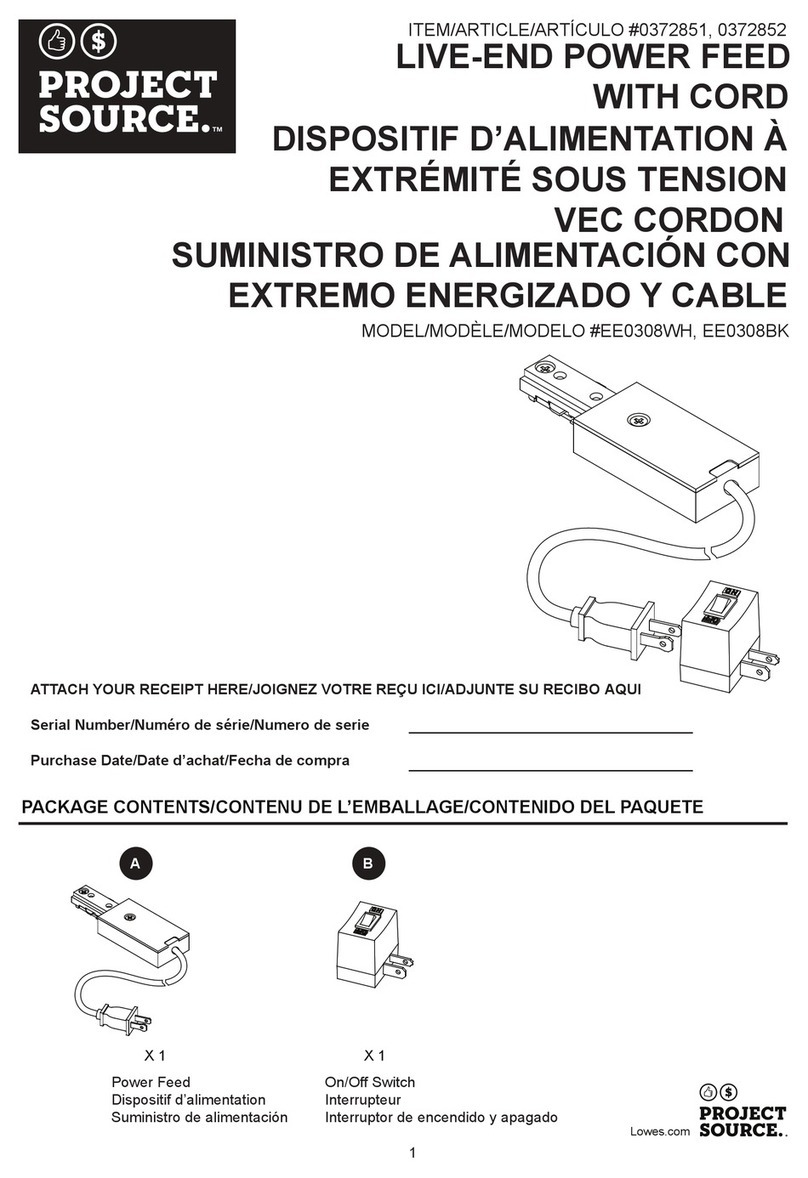 Project Source EE0308BK quick start guide