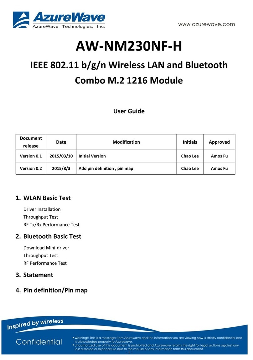 AzureWave AW-NM230NF-H User manual