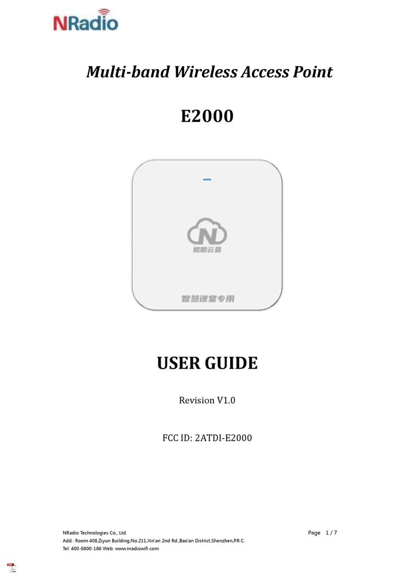 NRADIO E2000 User manual