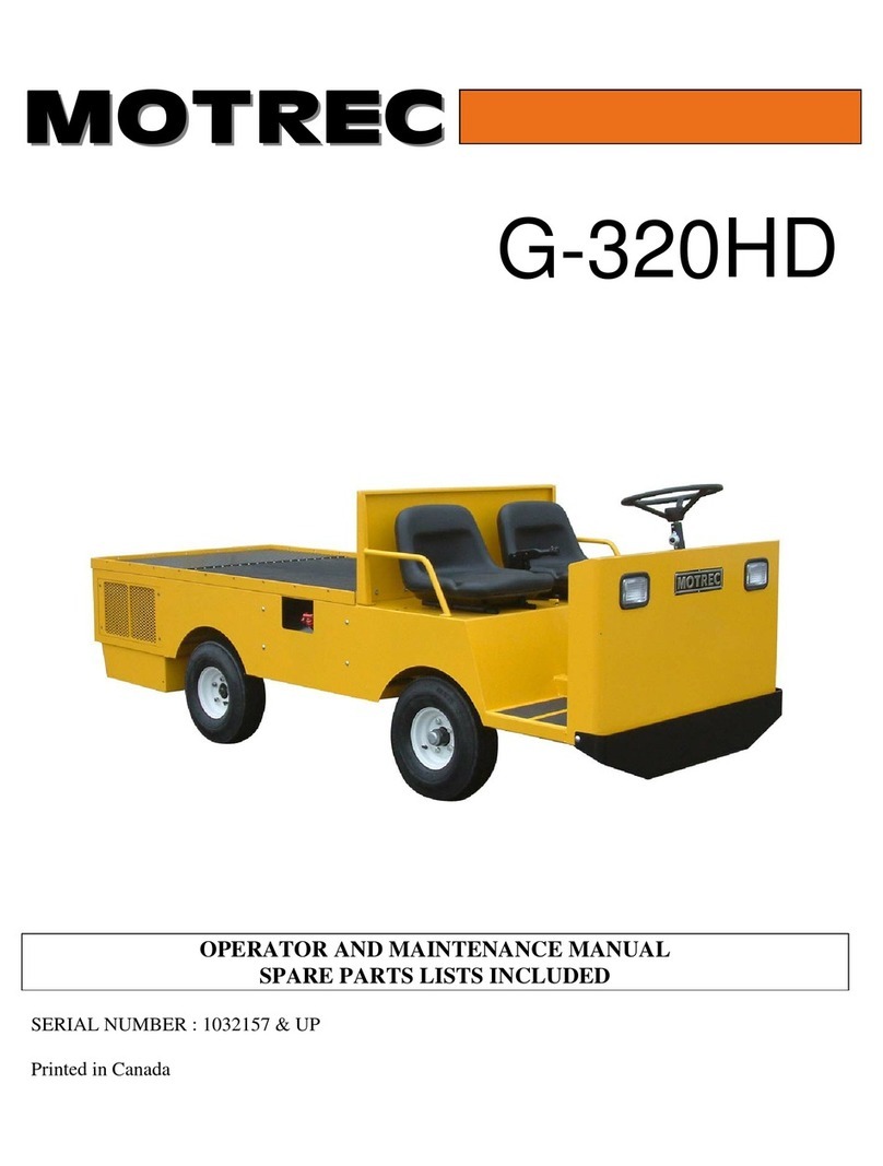 Motrec G-320HD Operator and  maintenance manual