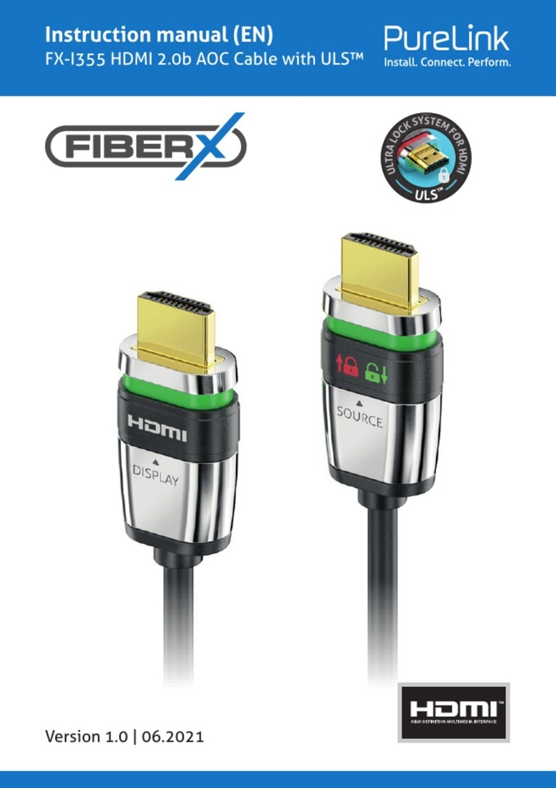 FiberX PureLink FX-I355 instruction manual