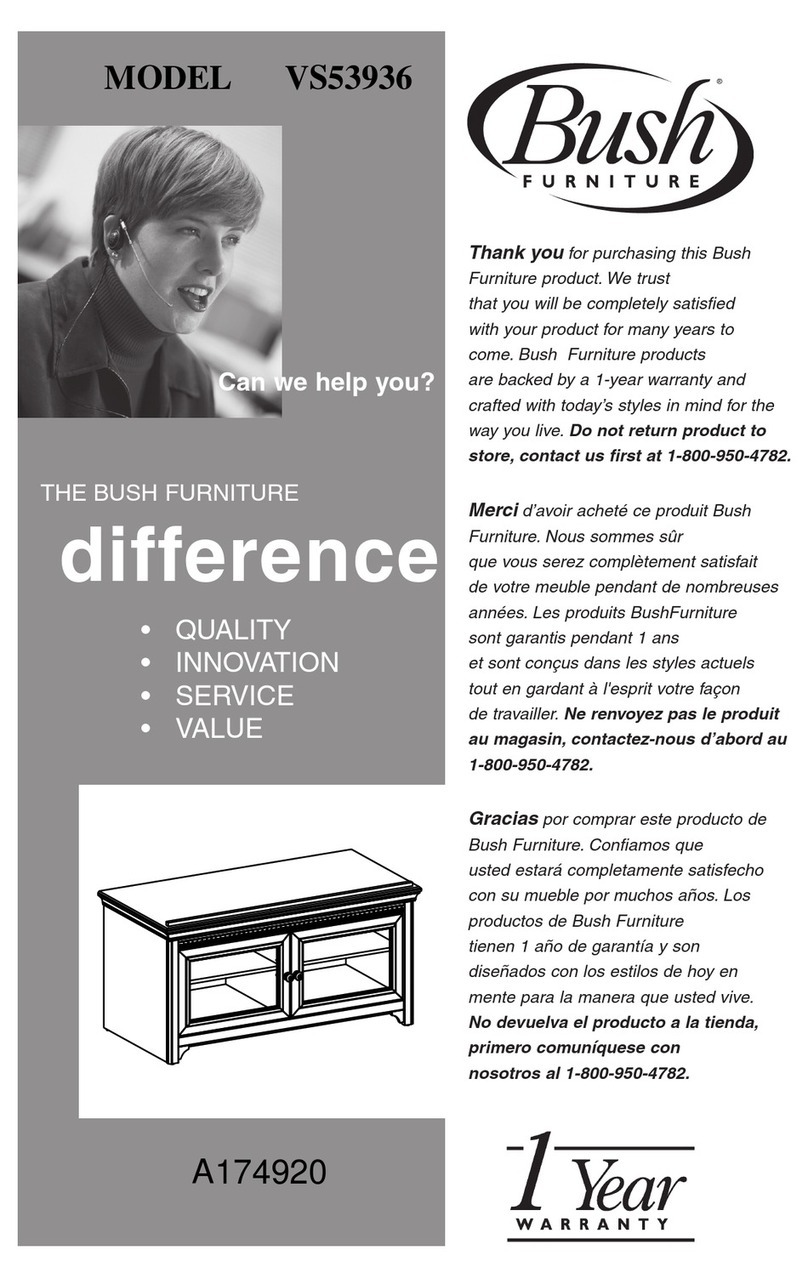 BUSH FURNITURE VS53936 Assembly instructions