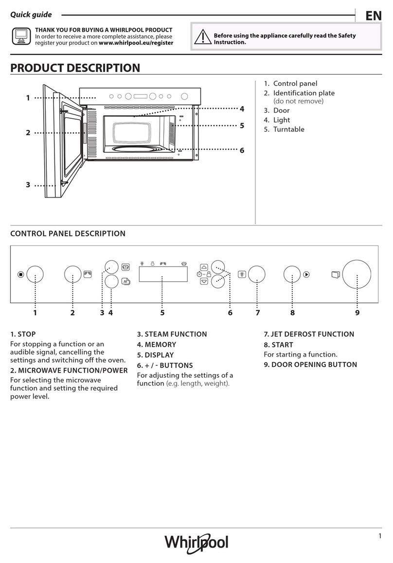 Whirlpool AMW 4910/IX quick guide