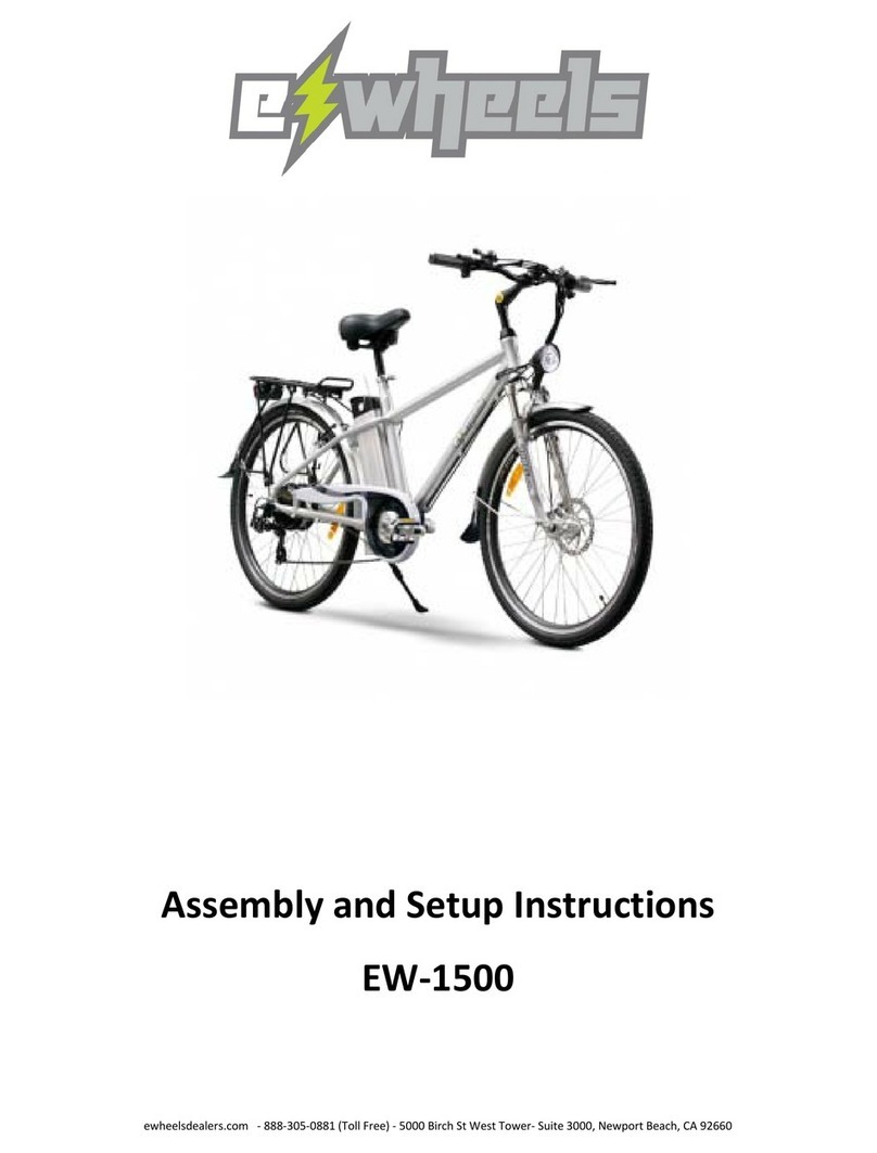 ewheels EW-1500 Assembly and setup instructions