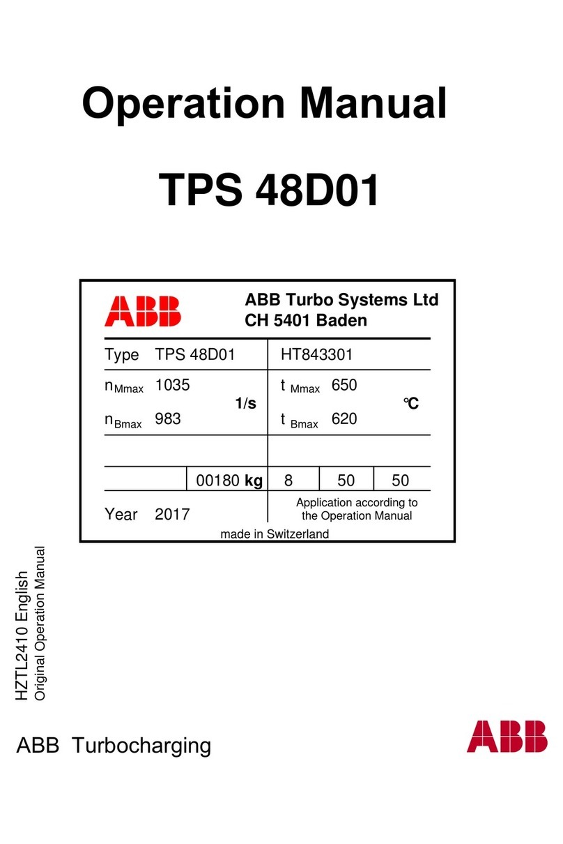 ABB HT843301 Operation manual