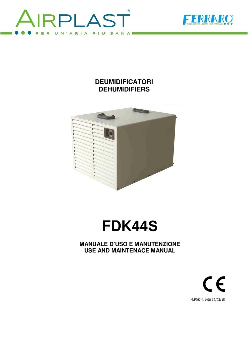 AIRPLAST FDK44S USE AND MAINTENACE MANUAL
