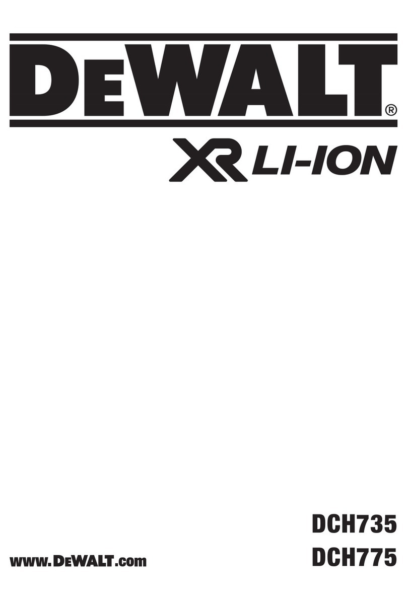 DeWalt DCH775 User manual