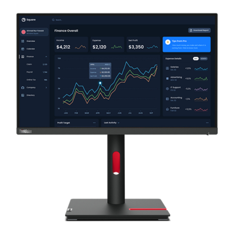 Lenovo ThinkVision T22i-30 User manual