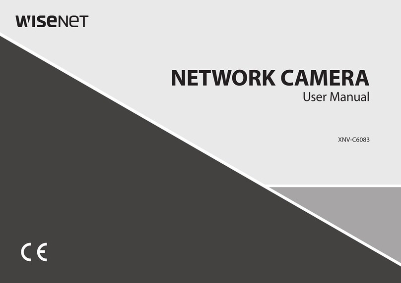 Wisenet XNV-C6083 user manual