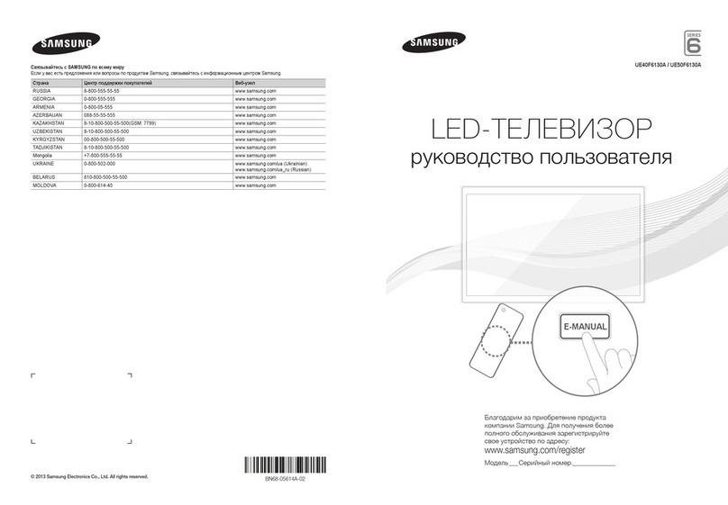 Samsung UE40F6130A User manual