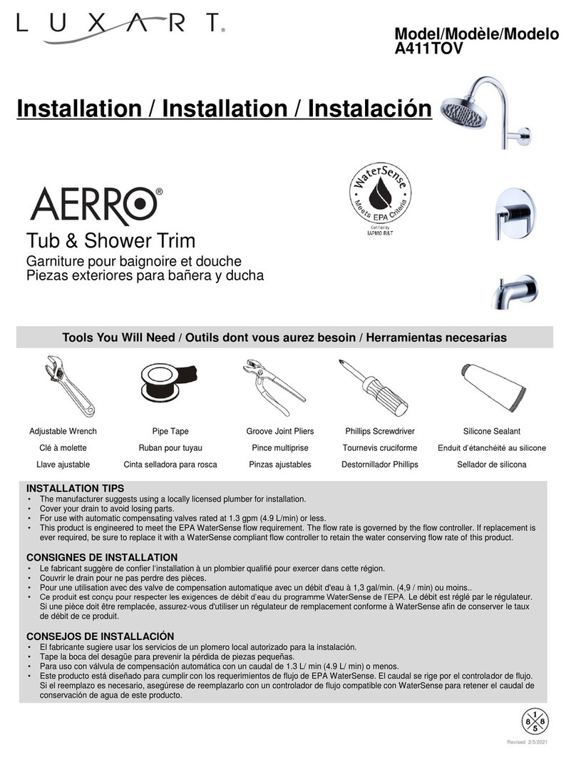 Luxart AERRO OmniVersa A411TOV Installation