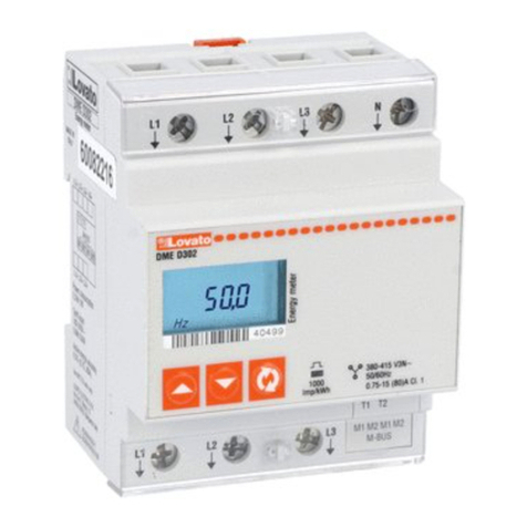 LOVATO ELECTRIC DMED301UL instruction manual