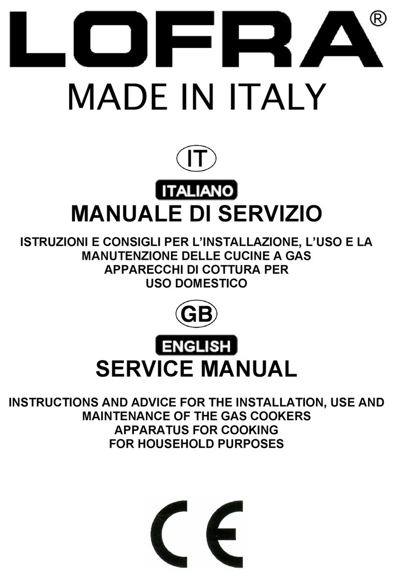 Lofra PRD96MFTE/AE0 User manual Lofra PRD96MFTE/AE0 User manual