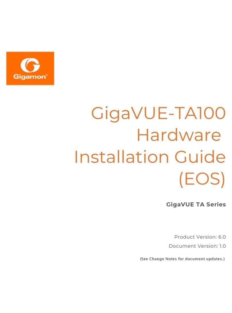 Gigamon GigaVUE-HC1-PLUS User manual Gigamon GigaVUE-HC1-PLUS User manual