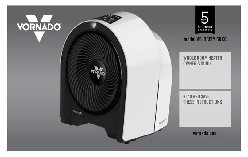 Vornado VELOCITY 5RXC owner's manual