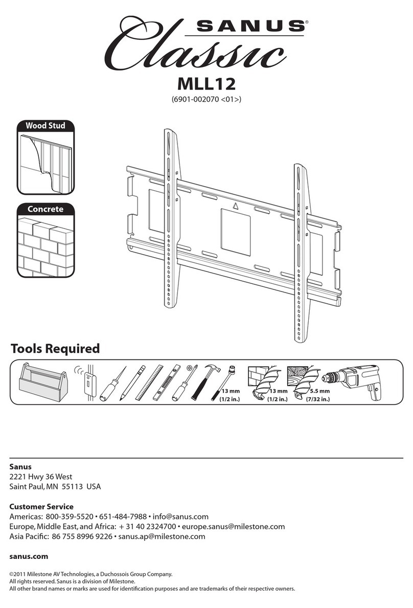 Sanus Classic MLL12 User manual