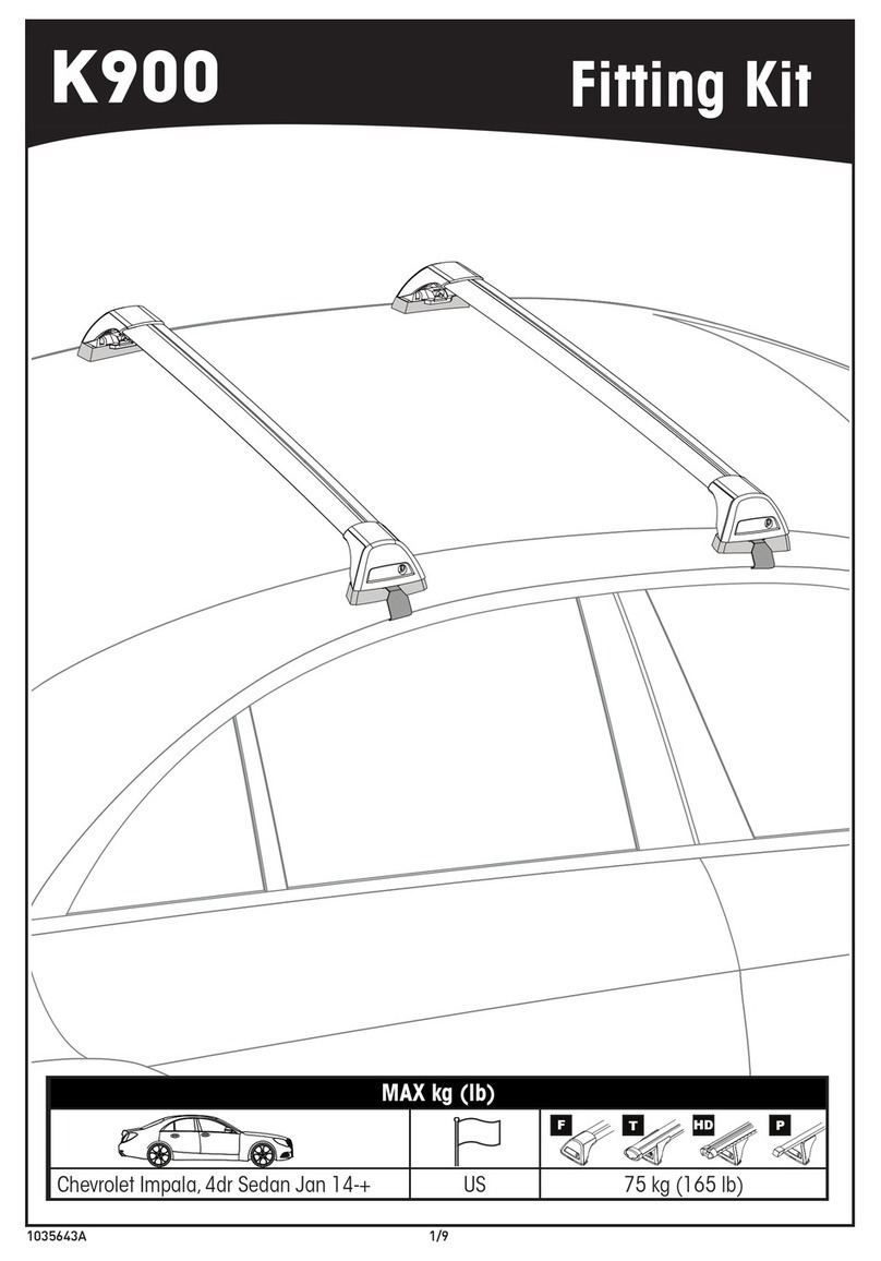 Whispbar K900 installation instructions