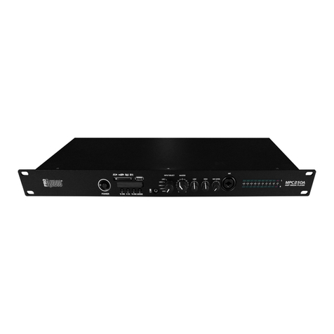 ProAudio MPC250A User manual ProAudio MPC250A User manual