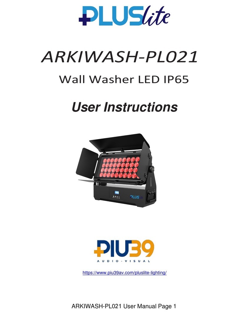 PIU39 PLUSLITE ARKIWASH-PL021 User instructions PIU39 PLUSLITE ARKIWASH-PL021 User instructions