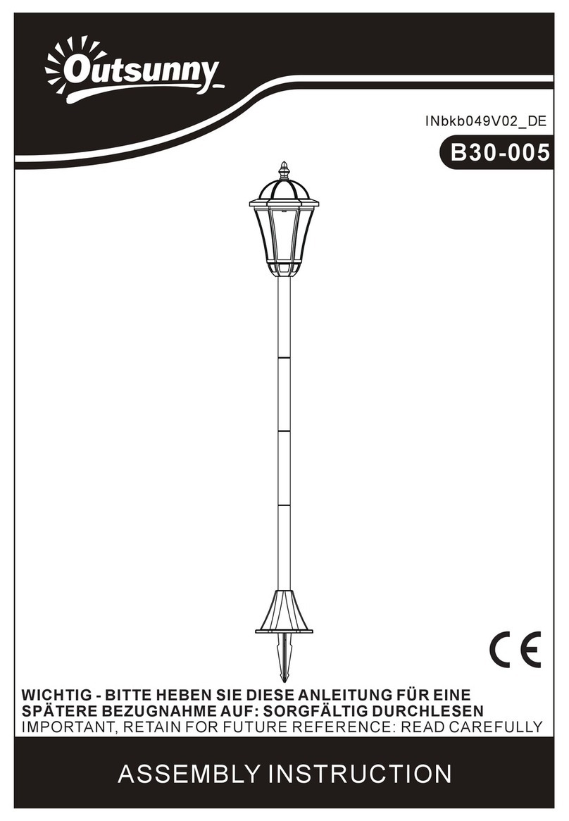 Outsunny B30-005 Assembly instructions