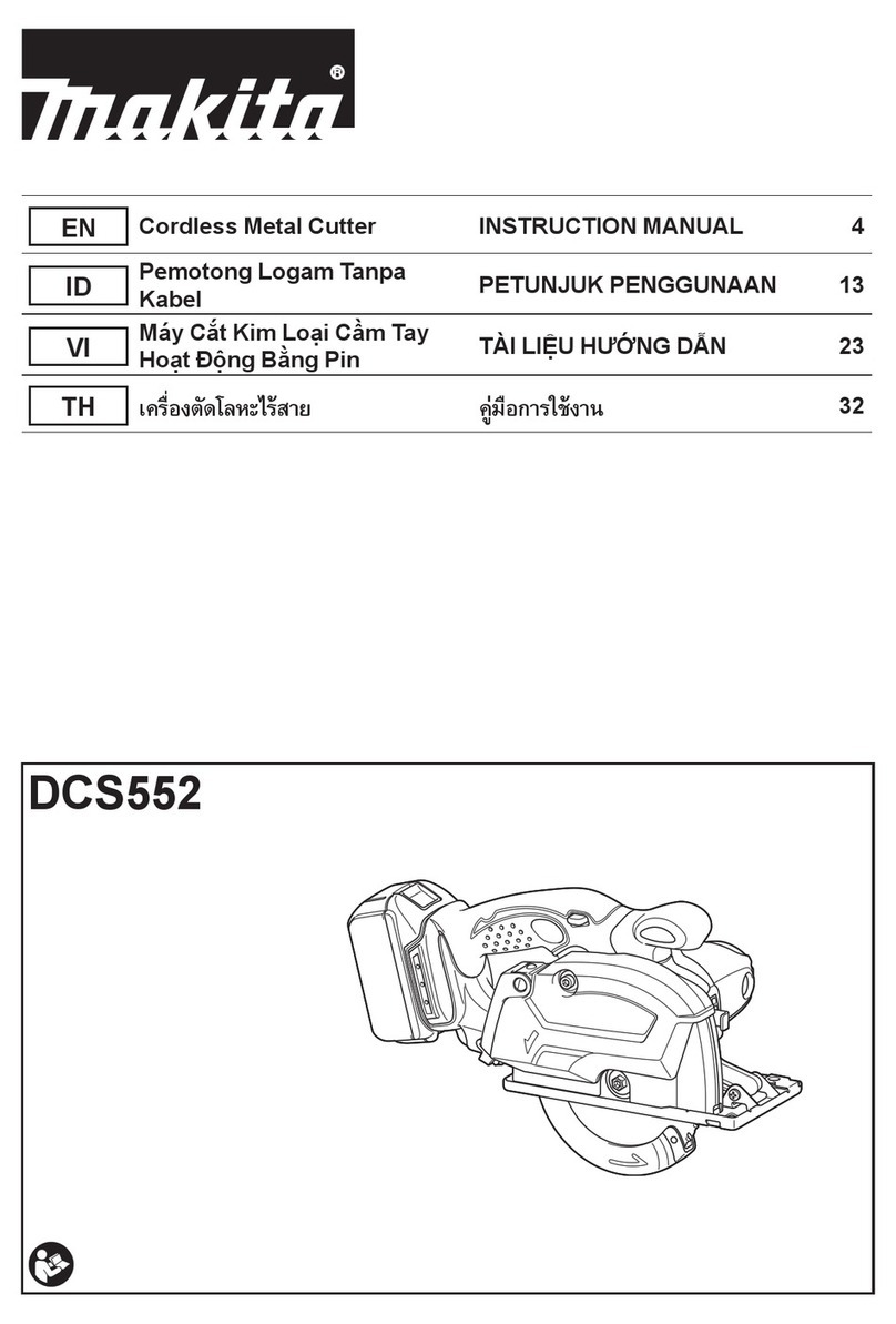 Makita DCS552Z User manual