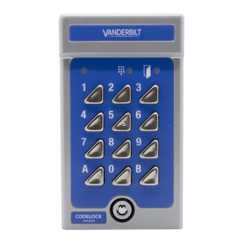 Vanderbilt V44 Duo Installation & user manual