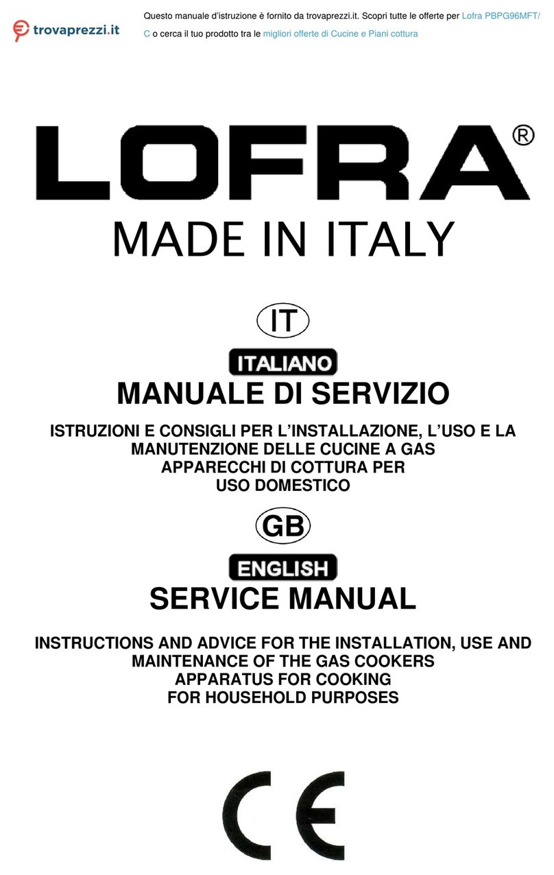 Lofra PBPG96MFT/C Service manual