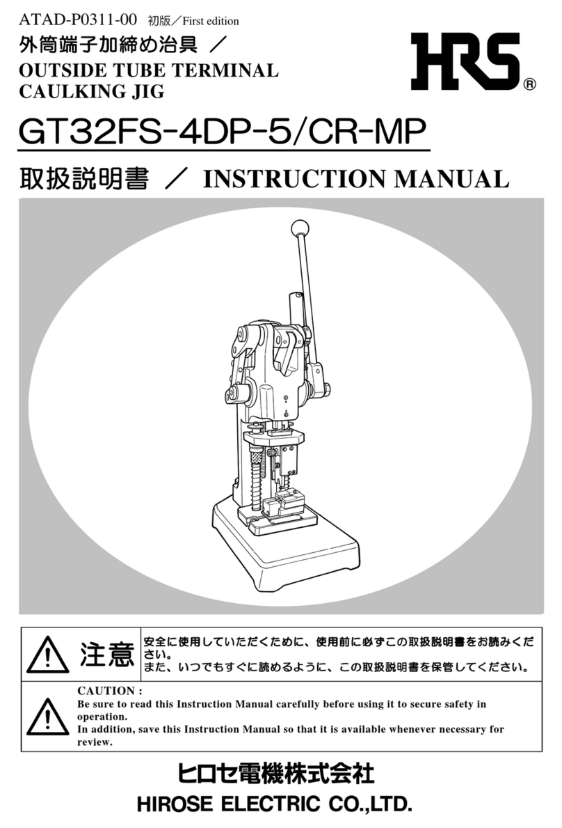 HRS GT32FS-4DP-5/CR-MP instruction manual