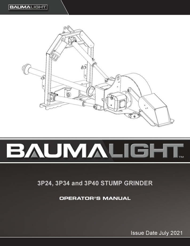 Baumalight STUMP BLASTER 3P24 Operator's manual