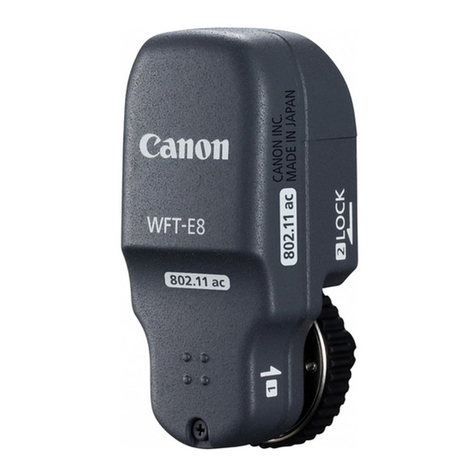 Canon WFT-E8A User manual