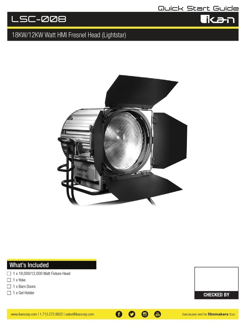 Ikan Lightstar LSC-008 quick start guide