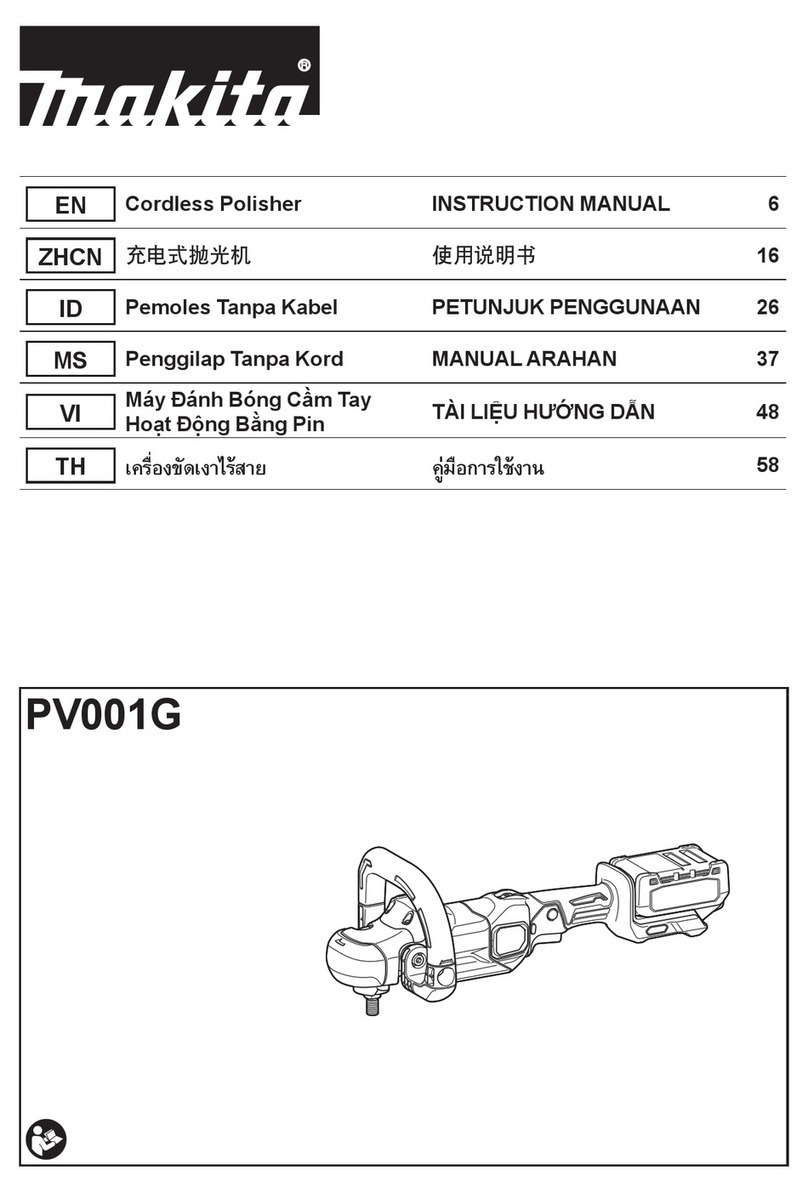 Makita PV001GZ User manual Makita PV001GZ User manual