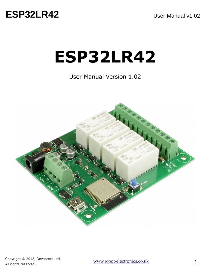 Devantech ESP32LR42 User manual