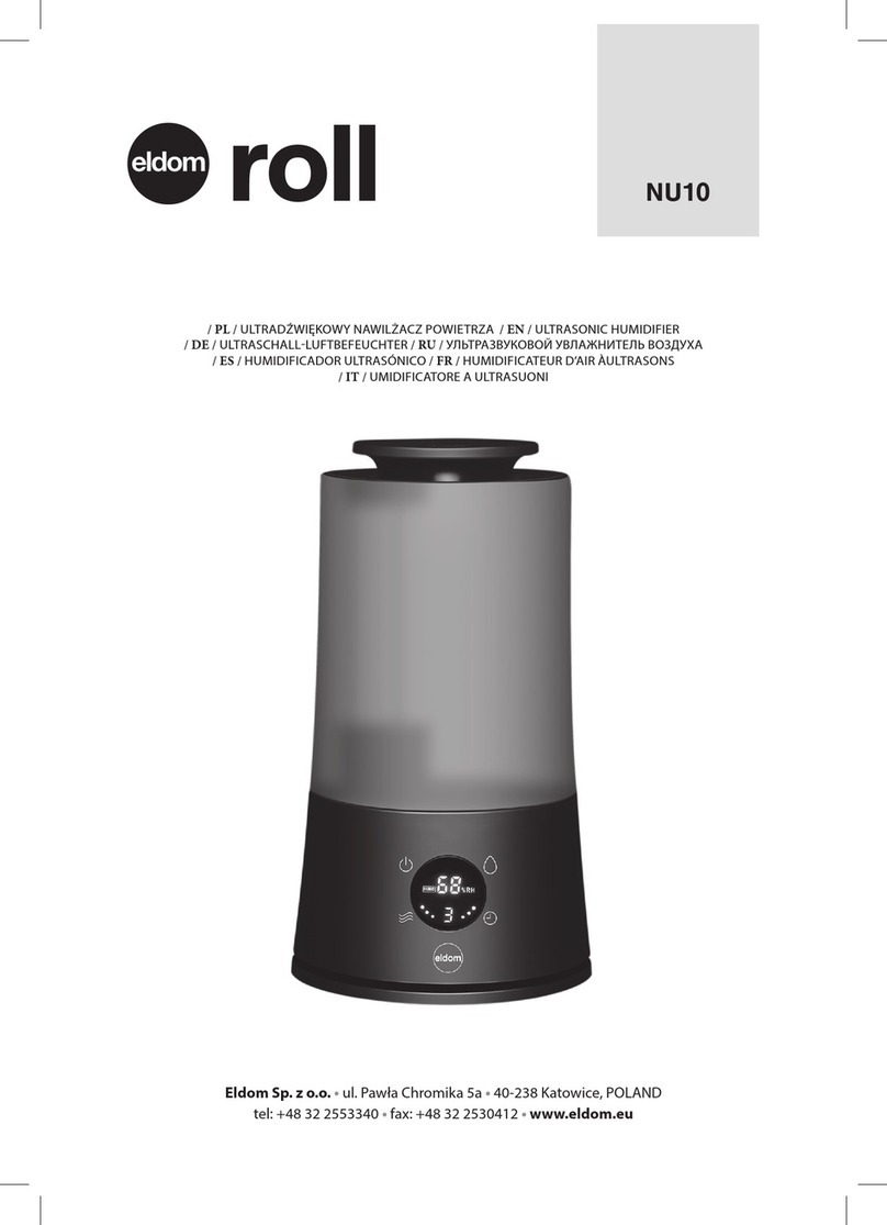 Eldom roll NU10 User manual Eldom roll NU10 User manual